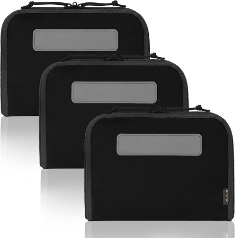 Acetac Mobility Soft Pistol Case with Hook & Loop Mag Panel NWT Gray Acetac Mobility Soft Pistol Case with Hook & Loop Mag Panel NWT Gray